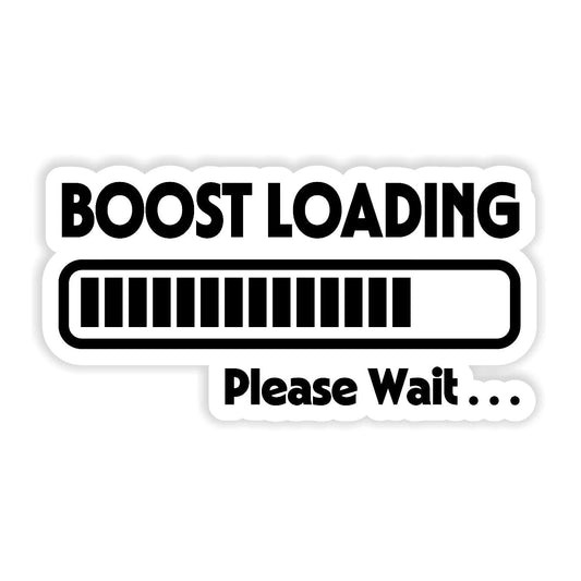 Boost Loading Please Wait - Sticker Concepts