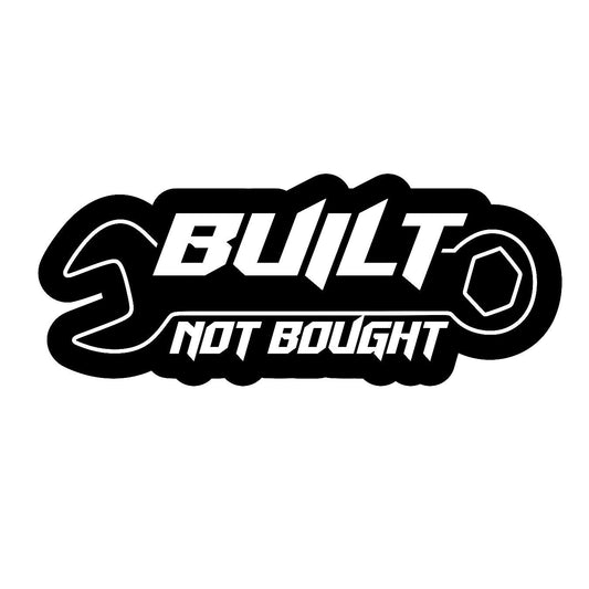 Built Not Bought v2 - Sticker Concepts