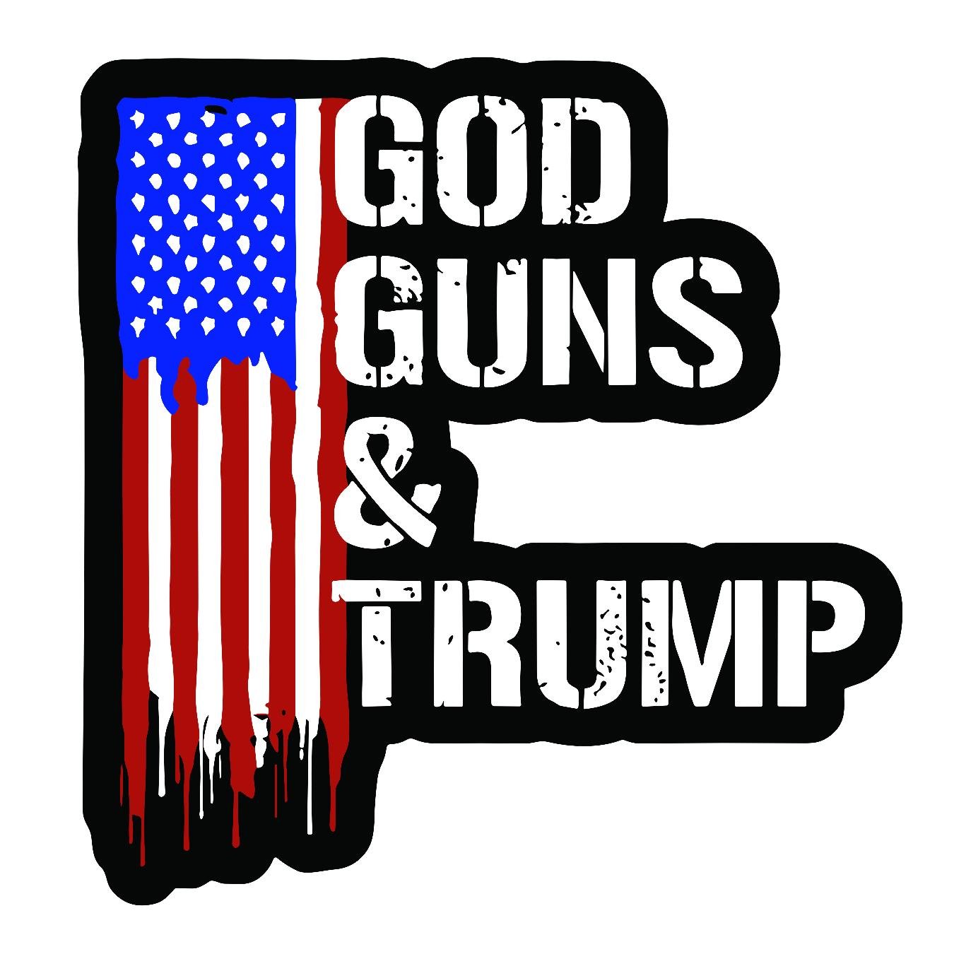 God Guns & Trump - Sticker Concepts