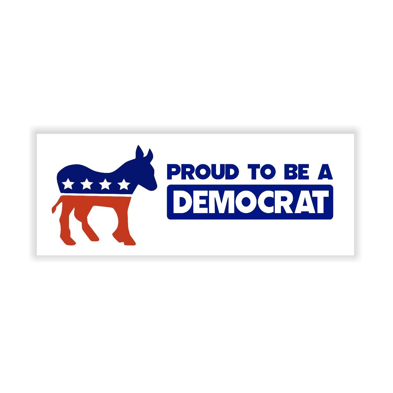 Proud To Be A Democrat - Sticker Concepts