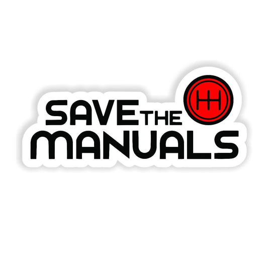 Save The Manuals - Sticker Concepts