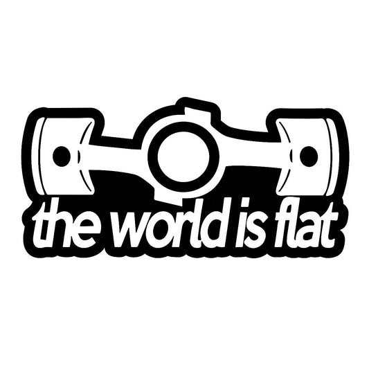 The World Is Flat - Sticker Concepts