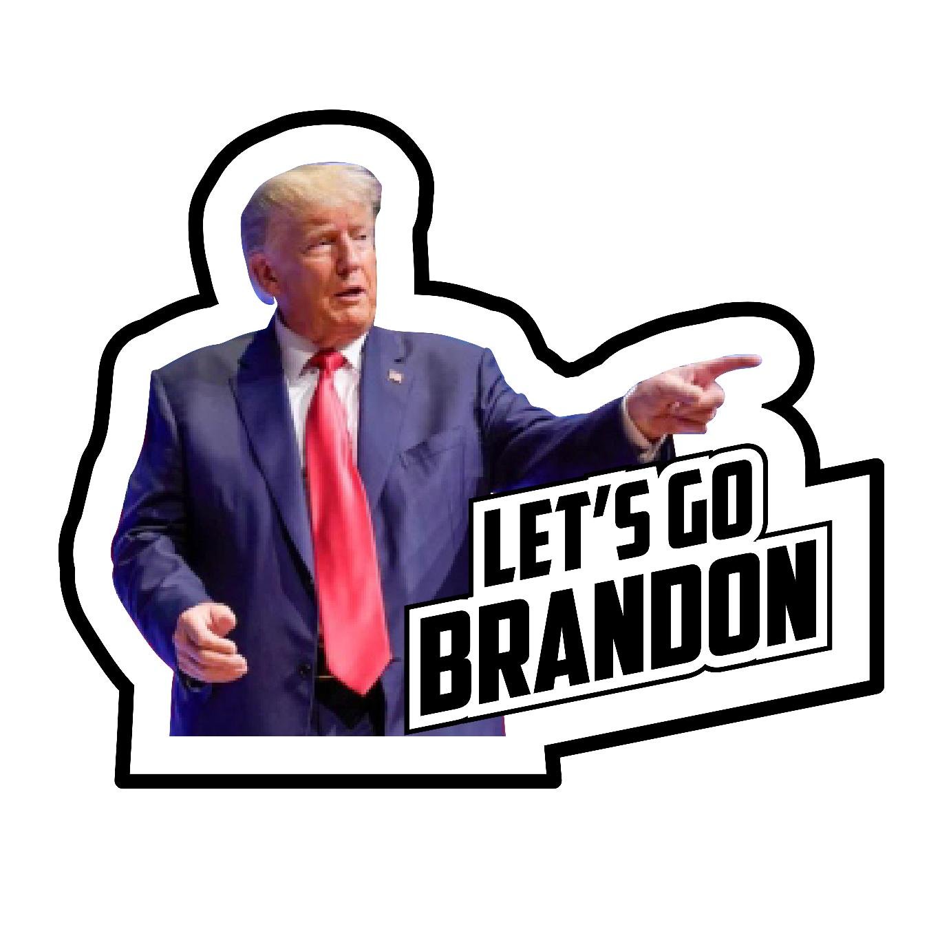 Trump - Lets Go Brandon - Sticker Concepts