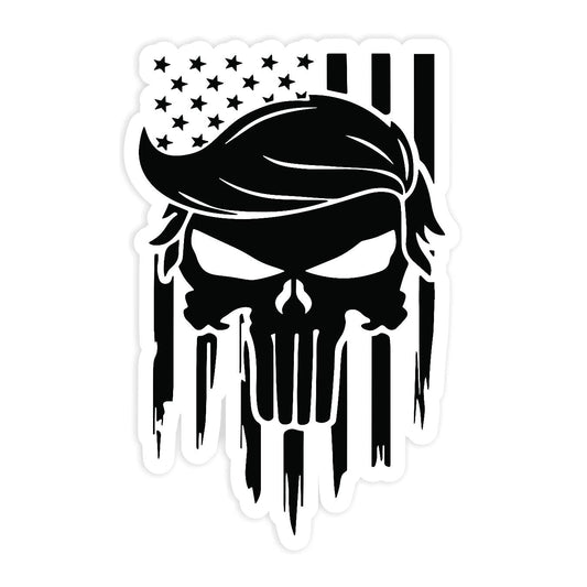 Trump Punisher Skull - Sticker Concepts